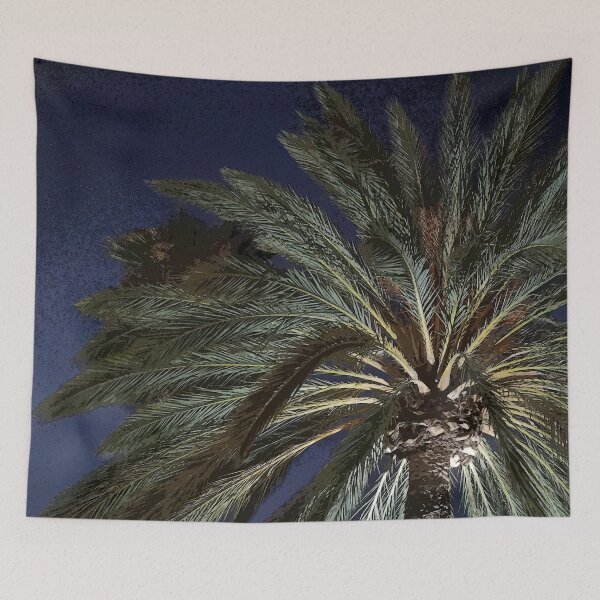 Item preview, Palm tree in the starry night designed and sold by Juba Moni Store.