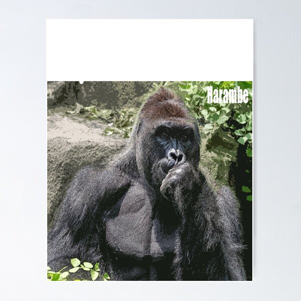 Item preview, harambe inspirational quote designed and sold by earlstevens.