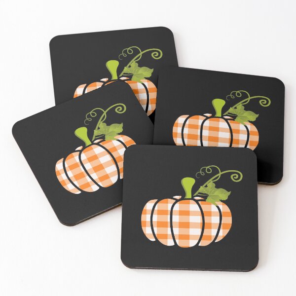 Item preview, Orange plaid pumpkin designed and sold by pnkpopcorn.