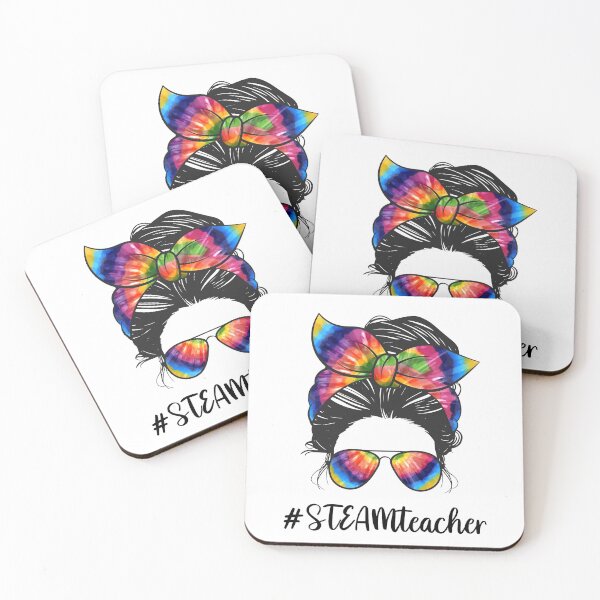 Item preview, Messy bun STEAM teacher stem teacher - steam teacher life - funny gift idea for stem teacher steam teacher designed and sold by SANA MAMOUN ALAJJAN .