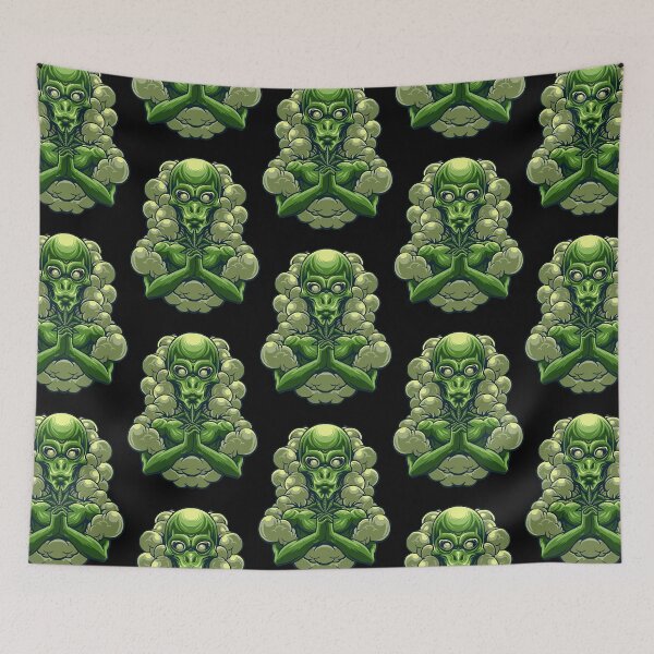Item preview, Alien with marijuana  designed and sold by kinIgnat4.