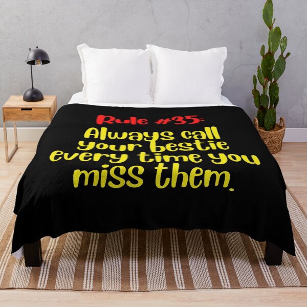 Item preview, Friendship Rule #35: Always call your bestie every time you miss them designed and sold by LiveAndGlow.