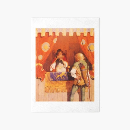 Robin Hood and Maid Marian Art Board Print for Sale by Melaina-Art