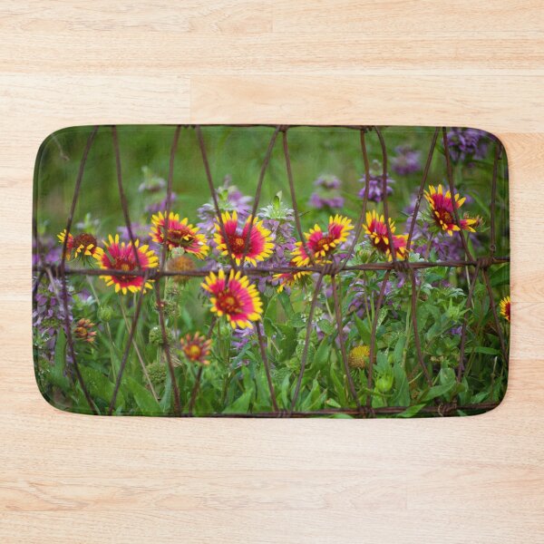 Item preview, Indian Paintbrush in Old Fence designed and sold by Julie Bradshaw.
