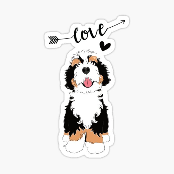 Bernedoodle SVG|Doodle SVG|Sheepadoodle Svg| Sheepadoodle Clip Art|PNG