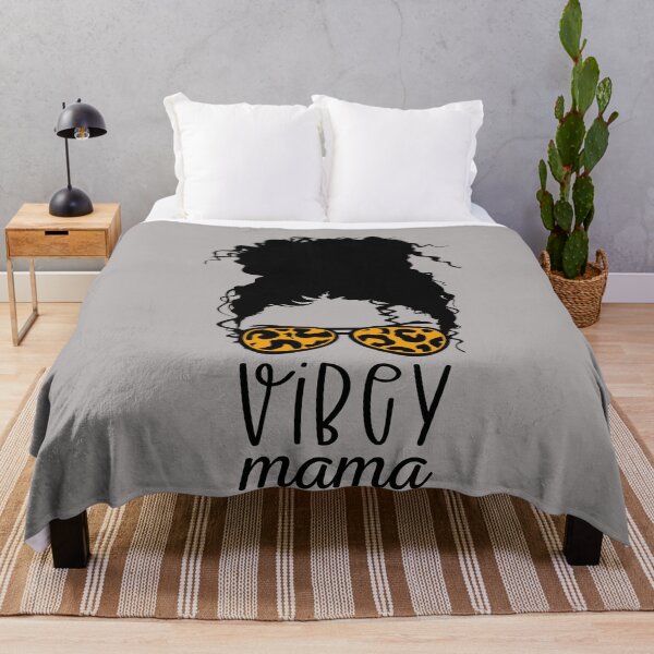 Item preview, Vibey Mama Funny Messy Bun Lover designed and sold by SharpThreadZ.