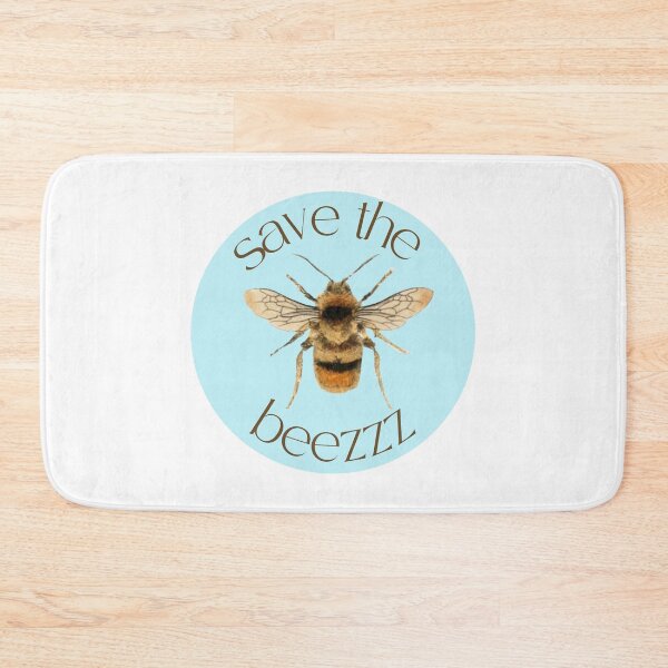 Item preview, Save the bees vintage blue  designed and sold by ledalinda.