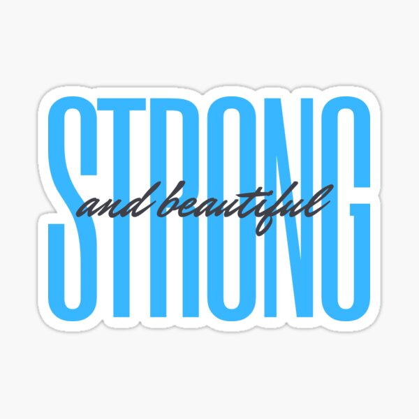 Item preview, Strong and Beautiful designed and sold by JJs-Tees.
