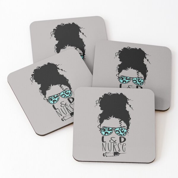 Item preview, L & D Nurse Funny Messy Bun Lover designed and sold by SharpThreadZ.