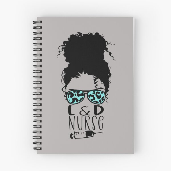 Item preview, L & D Nurse Funny Messy Bun Lover designed and sold by SharpThreadZ.