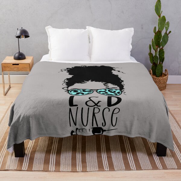 Item preview, L & D Nurse Funny Messy Bun Lover designed and sold by SharpThreadZ.