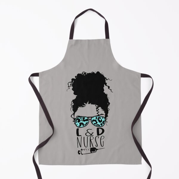 Item preview, L & D Nurse Funny Messy Bun Lover designed and sold by SharpThreadZ.