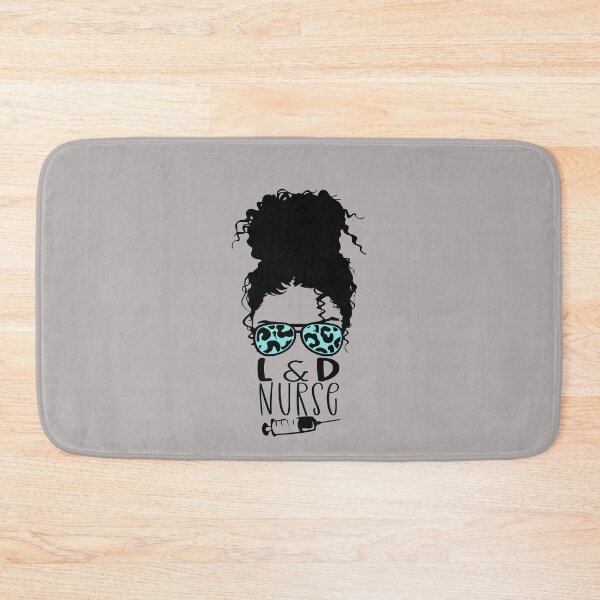 Item preview, L & D Nurse Funny Messy Bun Lover designed and sold by SharpThreadZ.