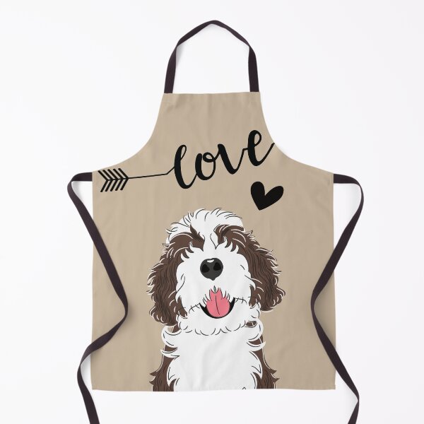 Item preview, LOVE Brindle Bernedoodle designed and sold by Lulupainting.