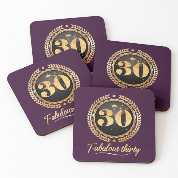 Item preview, Fabulous Thirty | Happy 30th Birthday designed and sold by JooArtPrints  ★★★★★.