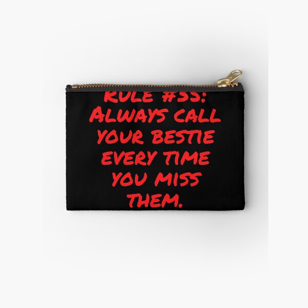 Item preview, Friendship Rule #35: Always call your bestie every time you miss them designed and sold by LiveAndGlow.