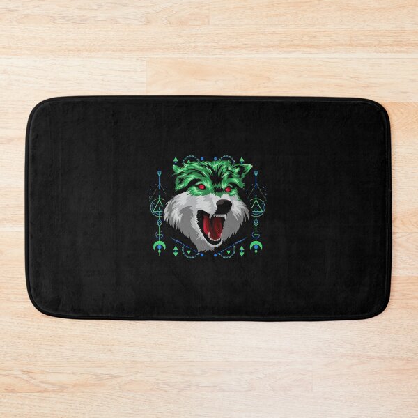 Item preview, animal wolf green  designed and sold by rmohrlock.