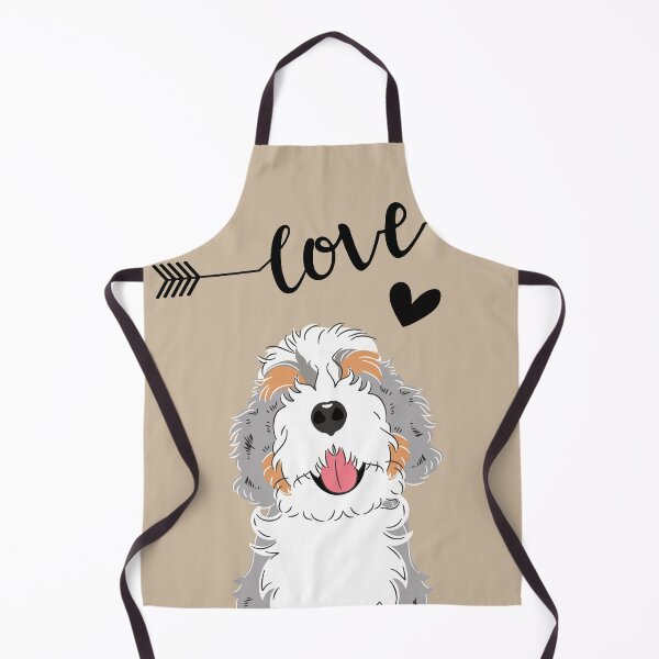 Item preview, LOVE Blue Merle Bernedoodle designed and sold by Lulupainting.