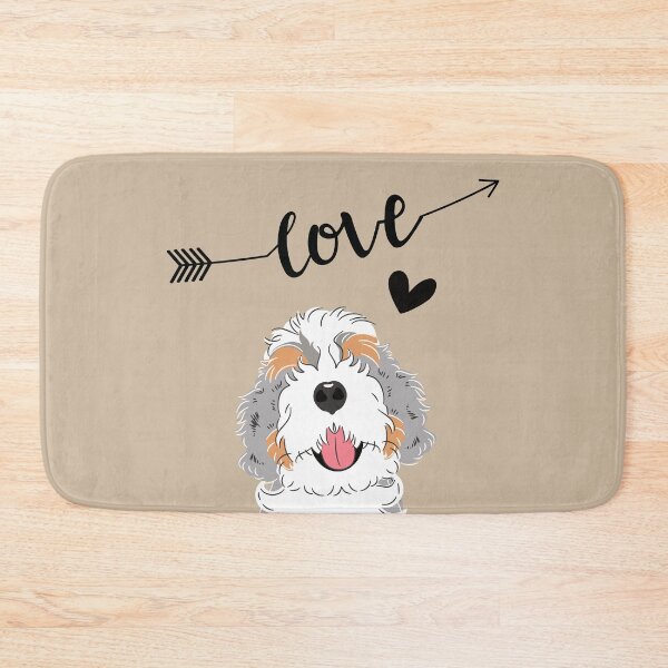 Item preview, LOVE Blue Merle Bernedoodle designed and sold by Lulupainting.