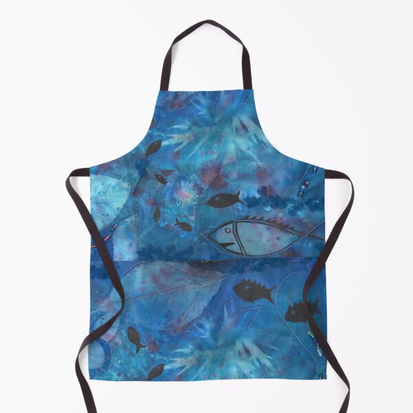 Item preview, Under the Sea Fiber Art Painting designed and sold by SillaHoekstra.