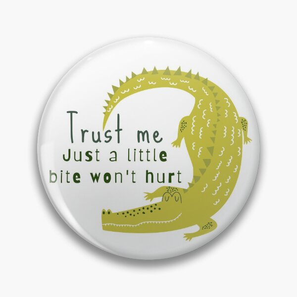 Item preview, Croki loki | Trust me! Just a little bite won't hurt. Croki loki the alligator sticker designed and sold by Canfy Girl.