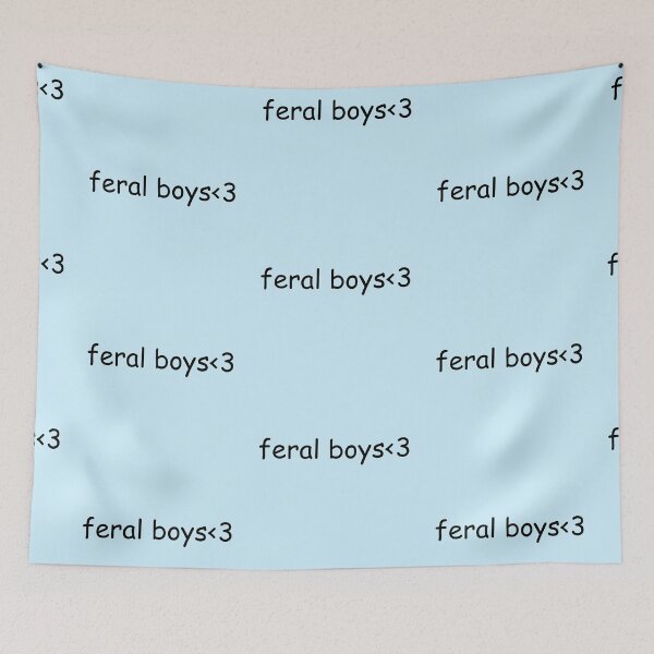 Item preview, feral boys<3 (George, Dream, sapnap, Karl, quackity) designed and sold by mistyp72.