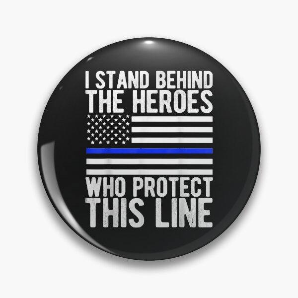 Item preview, Thin Blue Line Flag - Police Hero Law Enforcement Support  designed and sold by kacymmg2.