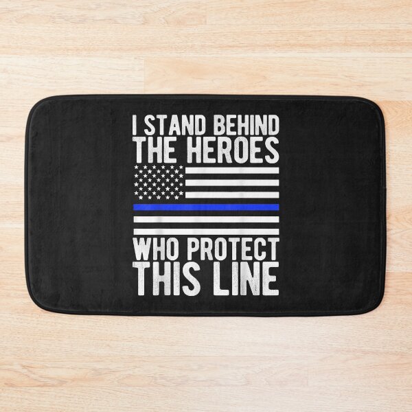 Item preview, Thin Blue Line Flag - Police Hero Law Enforcement Support  designed and sold by kacymmg2.