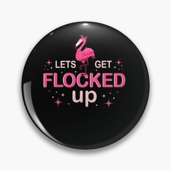 Item preview, Let's Get Flocked Up, One Flamingo Shirt, Flocking Flamingos, Pink Flamingo Bird, Flamingo Shirt, Flamingo Lover Gift designed and sold by UrbanJupiter1.