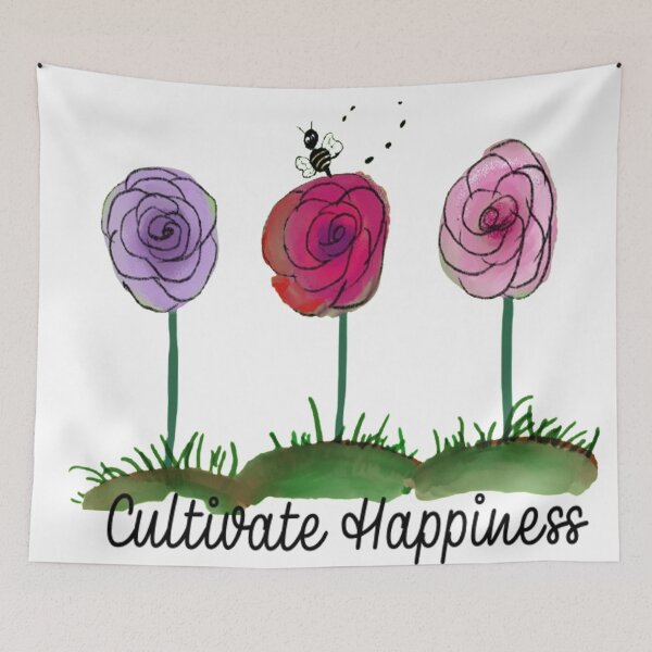 Item preview, Cultivate Happiness  designed and sold by KenyaHoganArt.