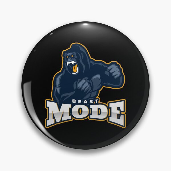 Item preview, Beast Mode Gorilla Black - Funny Gym designed and sold by GymWearDepot.