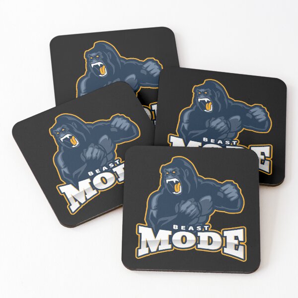 Item preview, Beast Mode Gorilla Black - Funny Gym designed and sold by GymWearDepot.