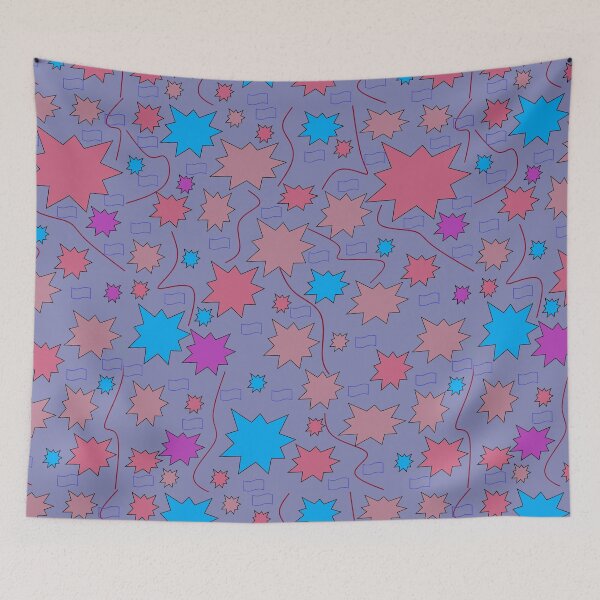 Item preview, Purples Blues Salmon Rose designed and sold by DesignsByMuriel.