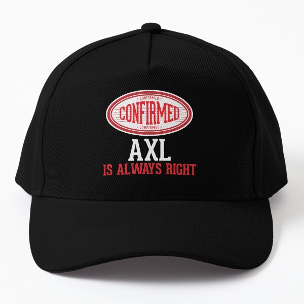 Axl Baseball Cap Black/White