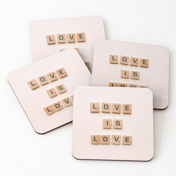 Item preview, "Love Is Love" The Words With A Pink Background designed and sold by AidenChen.