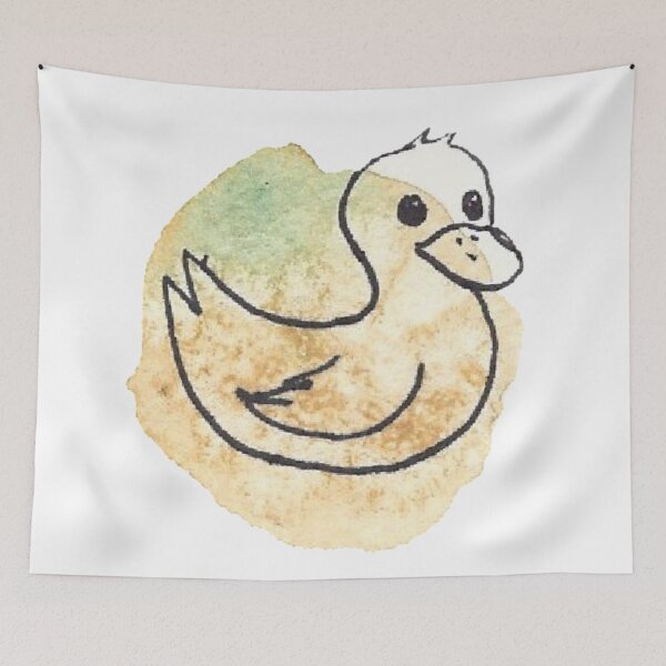Artikelvorschau, Aquarell Ente entworfen und verkauft von Old Soul Imagination .