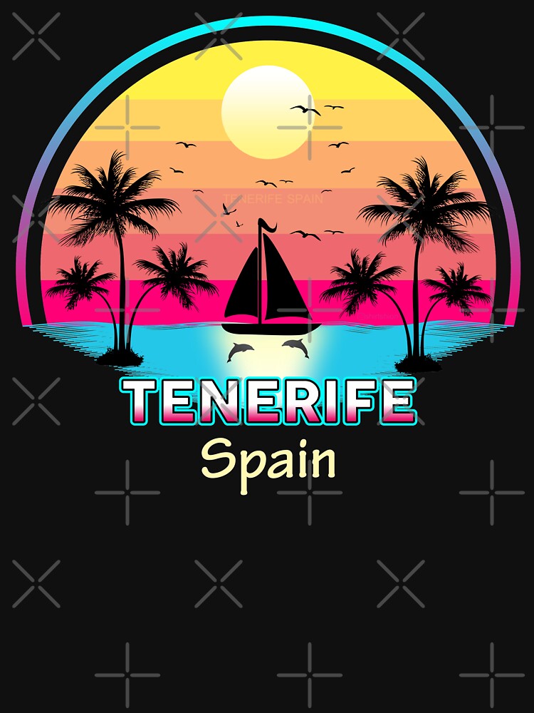 Tenerife Spain Vintage Holiday Design Souvenir T-Shirt