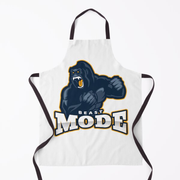 Item preview, Beast Mode Gorilla White - Funny Gym designed and sold by GymWearDepot.