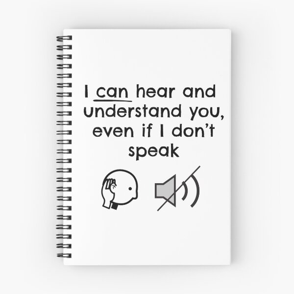 Item preview, I can hear and understand you, even if I don't speak designed and sold by AAC-users-shop.