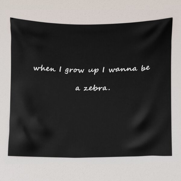Item preview, When I grew up I wanna be a zebra designed and sold by Celosia Liv.