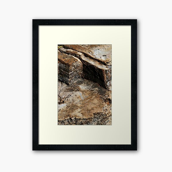 Stonerosion III Framed Art Print