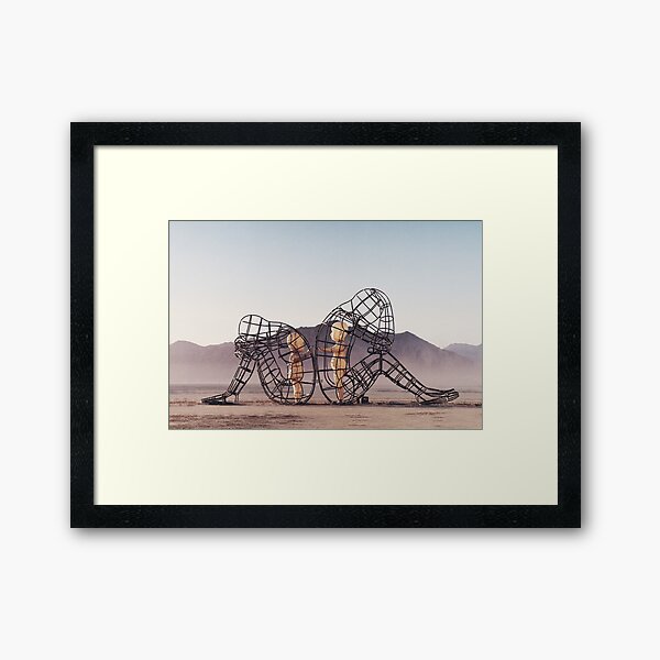 Burning Man, Inner child Photography Framed Art Print