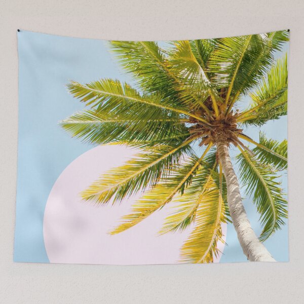 Item preview, 07_Palm trees pink sun designed and sold by ESCAPZ.