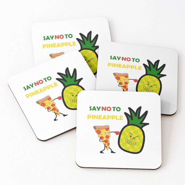Item preview, PIZZA SAY NO TO PINEAPPLE designed and sold by DomGDesign.