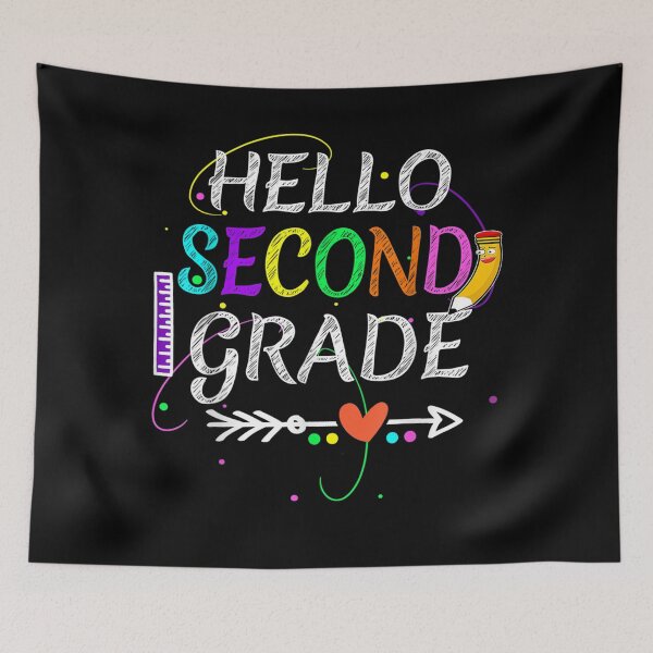 Item preview, Hello Second Grade Fun And Cute Back To School  designed and sold by AdonisShop.