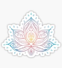 Pegatina Ilustración de Lotus Mandala