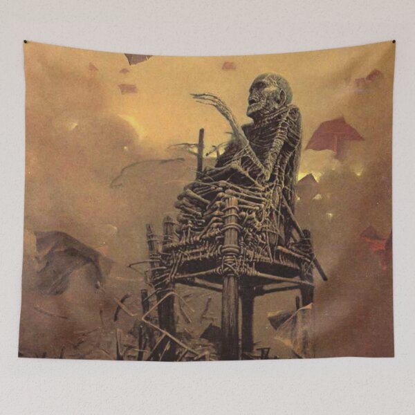 Item preview, Untitled (Skeleton Chair), by Zdzisław Beksiński designed and sold by JustContemplate.