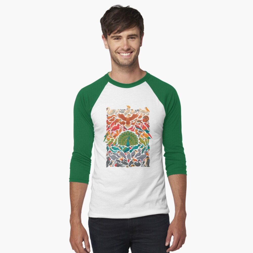 Vista previa del artículo con la obra «Camiseta ¾ estilo béisbol», diseñado y vendido por Waynem79.