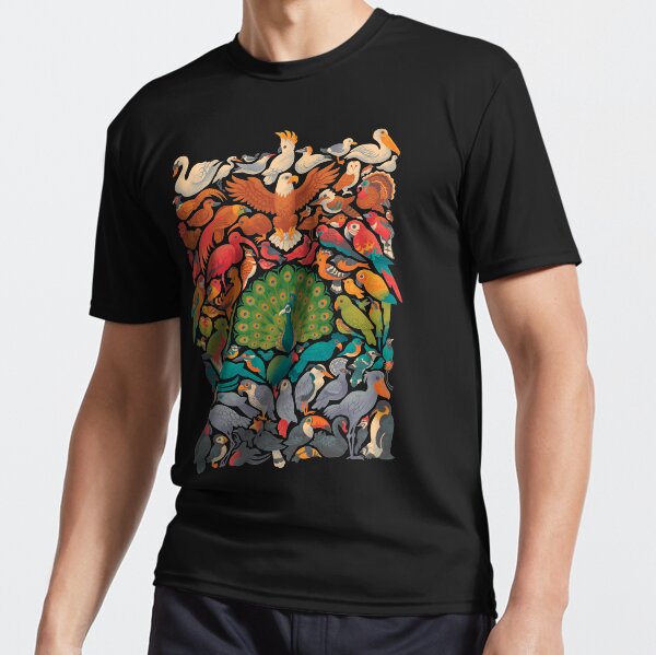 Aerial Spectrum : Green Active T-Shirt