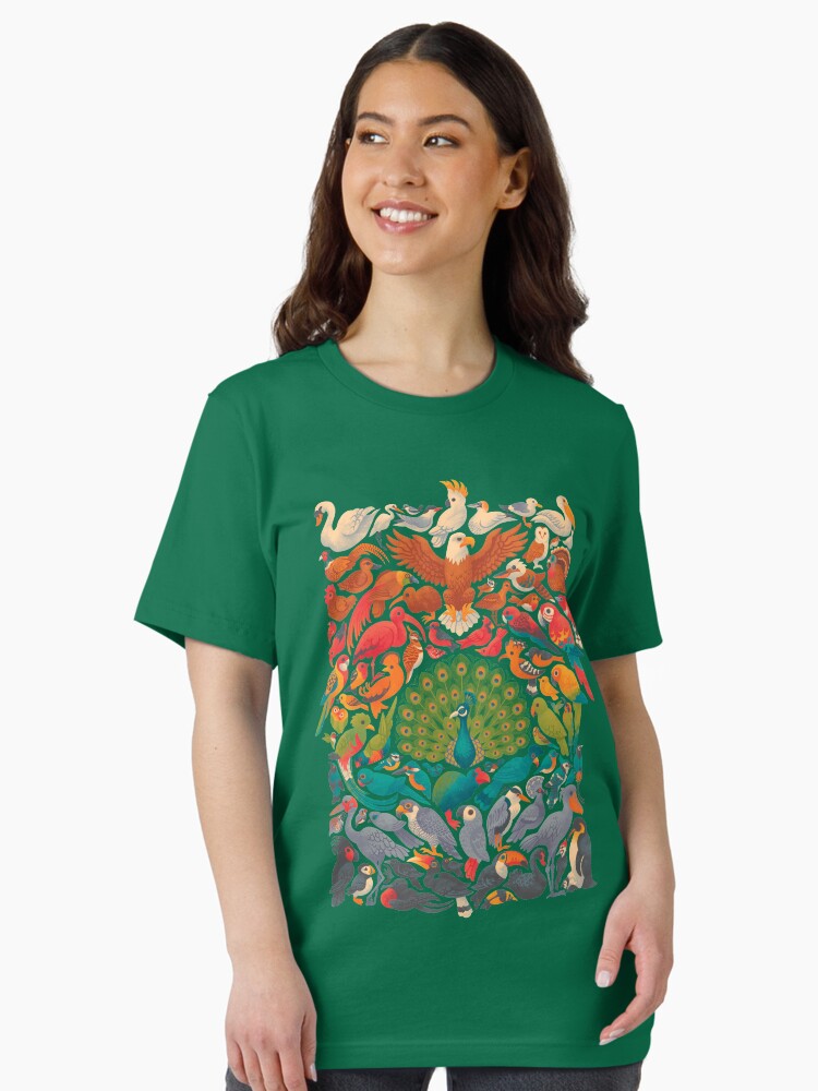 Imagen 2 de 7, Camiseta esencial con la obra Espectro aéreo: verde, diseñada y vendida por Waynem79.